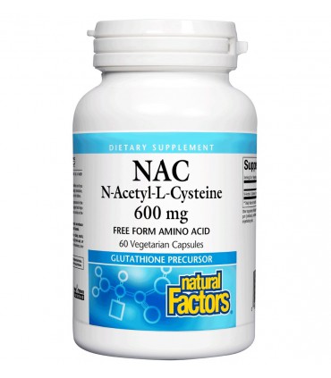 내츄럴 팩터스 N-아세틸시스테인 NAC 600mg 60베지캡슐