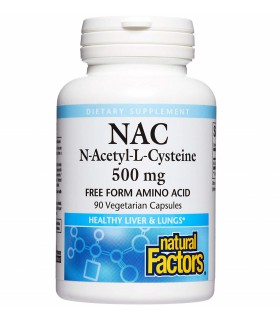 내츄럴 팩터스 N-아세틸시스테인 NAC 500mg 90베지캡슐