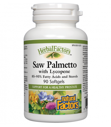 내츄럴 팩터스 쏘팔메토 위드 라이코펜, 전립선 건강 지원
