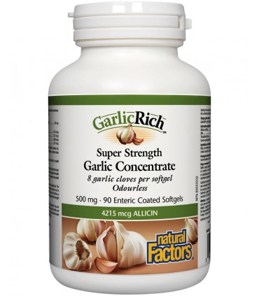 내츄럴 팩터스 갈릭리치 슈퍼 스트렝스 마늘농축 500mg 90소프트젤