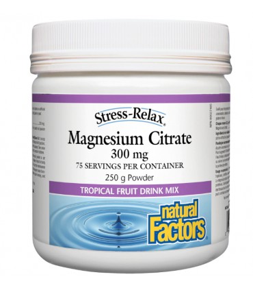 내츄럴 팩터스 마그네슘 시트레이트 300mg 트로피컬후르츠맛 250g