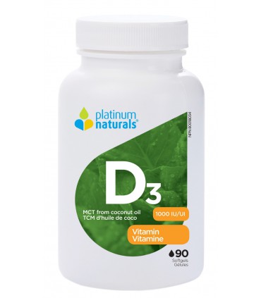 플래티넘 비타민 D3 1000 IU 90정 (3개월분)