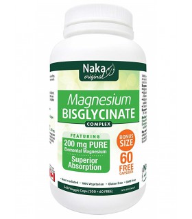 나카 마그네슘 비스글리시네이트 200mg 260베지캡슐