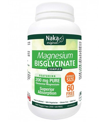 나카 마그네슘 비스글리시네이트 200mg 260베지캡슐