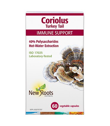 뉴루츠 코리오러스/운지버섯 500mg 40%다당류 60베지캡슐