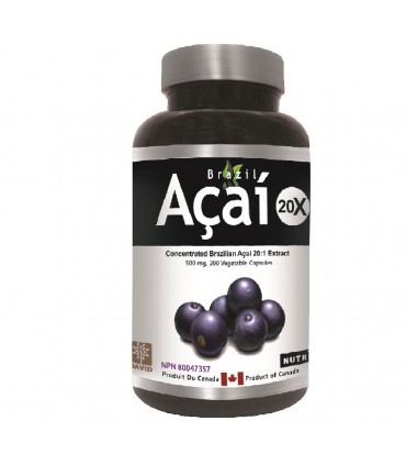 브라질 아사이베리 캡슐 20배 농축 500mg 200정