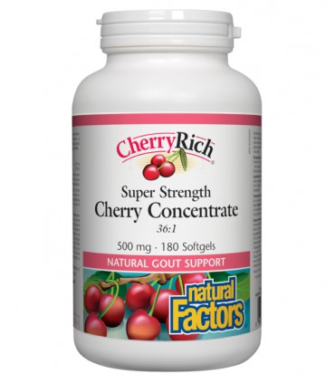 내츄럴 팩터스 체리리치 고농축 체리 농축 관절 구조와 요산의 대사(통풍) 를 지원