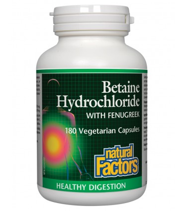 내츄럴 팩터스 베타인 하이드로클로라이드 (소화기능)180베지캡슐