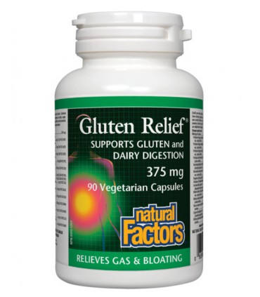 내츄럴 팩터스 글루텐 릴리프 (소화기능) 375mg 90베지캡슐