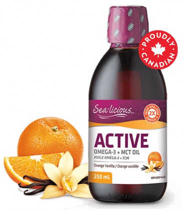 씨-리셔스 MCT 오일+오메가3 오렌지&바닐라향 250ml