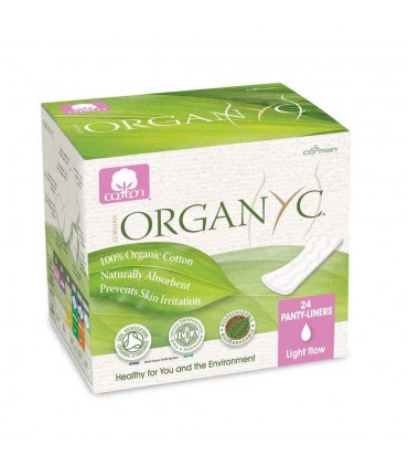콜만 오가닉 팬티라이너 100% 유기농 순면 라이트 24개입