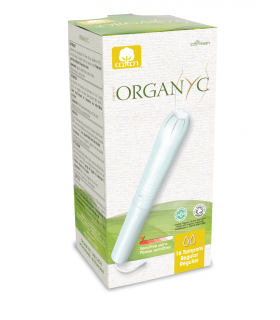 콜만 오가닉 탐폰 100% 유기농 순면 레귤러 16개입