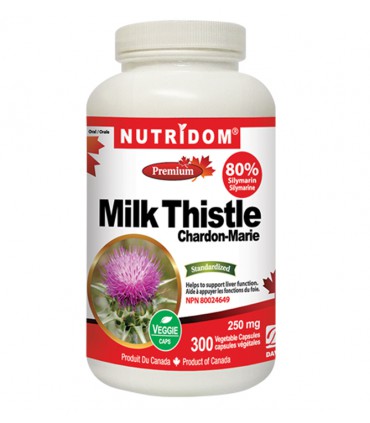 뉴트리돔 밀크시슬 250mg 실크마린 80% 300베지캡슐