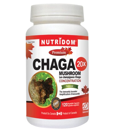 뉴트리돔 캐내디언 차가버섯 20배농축 120캡슐