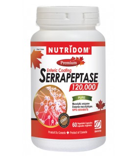 뉴트리돔 세라펩타제 60베지캡슐 120000SPU 고효능