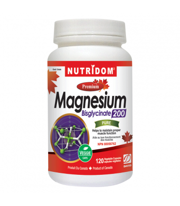 뉴트리돔 프리미엄 마그네슘 비스글리시네이트 200 캐나다직발송