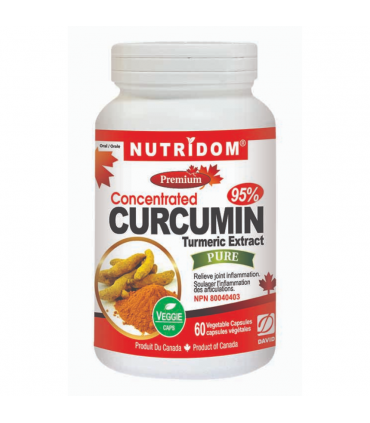 뉴트리돔 프리미엄 고농축 커큐민 투메릭 추출 95% 순수 추출가루 60정 캐나다직발송