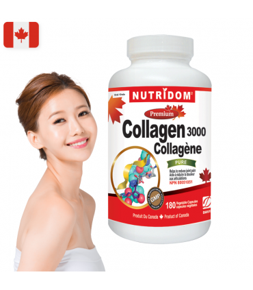 뉴트리돔 프리미엄 콜라겐 3000 콜라겐캡슐 먹는콜라겐 캐나다직발송