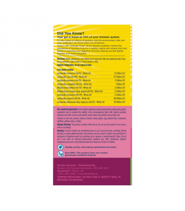 북미1위 리뉴라이프 여성용 프로바이오틱스 생유산균 500억 질유산균