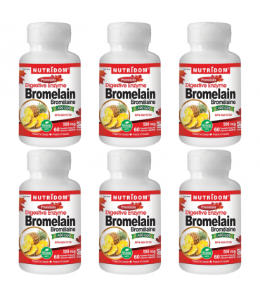 뉴트리돔 브로멜라인 500mg 60정 캐나다직발송