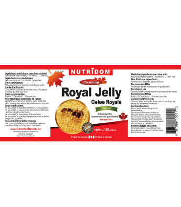 뉴트리돔 프리미엄 로얄제리 1000mg 120정