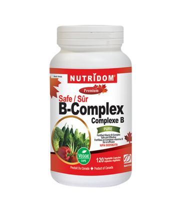 뉴트리돔 비타민B 컴플렉스 120캡슐 비타민B군 10종