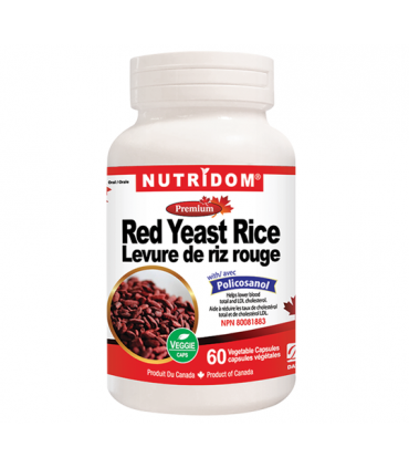 뉴트리돔 레드 이스트 라이스 폴리코사놀 60캡슐 홍국