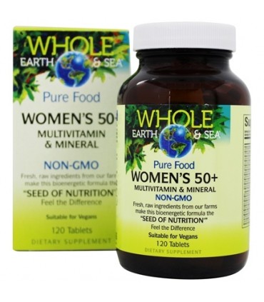 홀얼스엔씨 여성 50+ 멀티비타민 앤 미네랄 120 타블렛