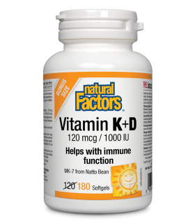 내츄럴 팩터스 비타민 K+D MK-7 180소프트젤
