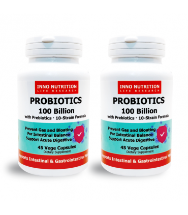이노뉴트리션 프로바이오틱스 1000억 45베지캡슐 2병
