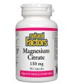 내츄럴 팩터스 마그네슘 구연산 150 mg 90 캡슐