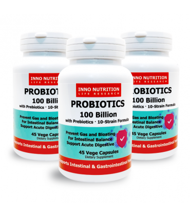 이노뉴트리션 프로바이오틱스 1000억 45베지캡슐 3병