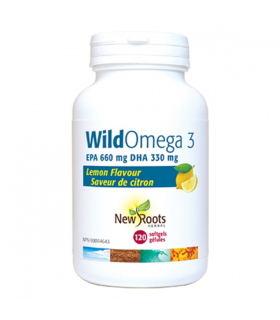 뉴루츠 와일드 오메가3 120소프트젤 레몬맛