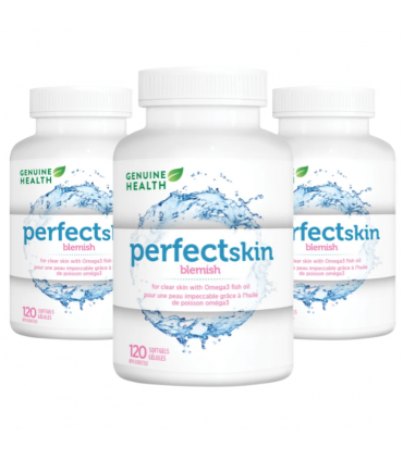 제뉴인 헬스 퍼펙트 스킨 120소프트젤 3병