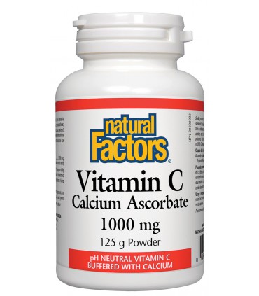 내츄럴 팩터스 비타민 C 아스코르브산칼슘 1000mg 파우더 125g
