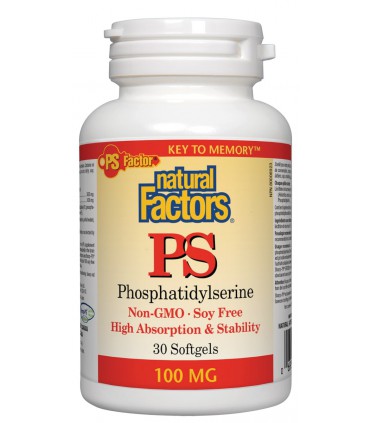 포스파티딜세린 100mg 120정 네추럴팩터스 캐나다직구