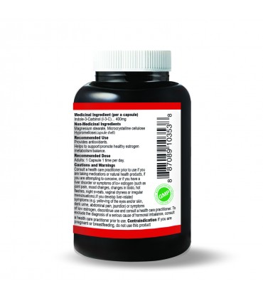 뉴트리돔 인돌3카비놀 400mg 60캡슐 고농축