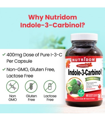 뉴트리돔 인돌3카비놀 400mg 60캡슐 고농축