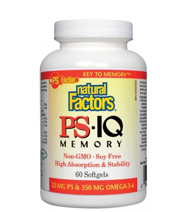 내츄럴 팩터스 포스파티딜세린 아이큐 25mg 60 소프트젤