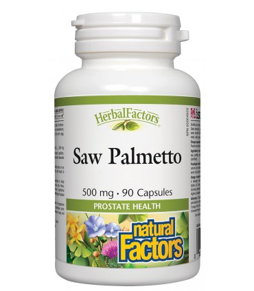 내츄럴 팩터스 쏘팔메토 500mg 90캡슐,전립선 건강 지원