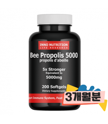 이노뉴트리션 프로폴리스 캡슐 5000mg 5배농축 스트렝쓰 200소프트젤