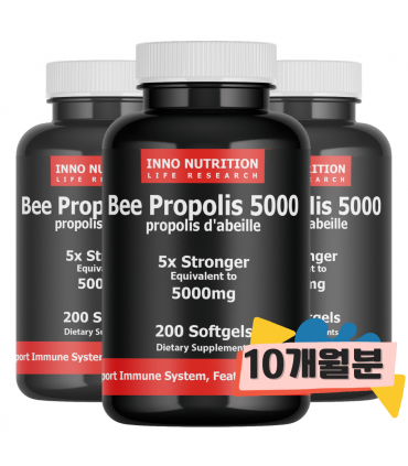 이노뉴트리션 프로폴리스 캡슐 5000mg 5배농축 스트렝쓰 200소프트젤