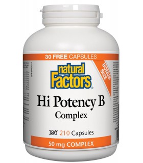 내츄럴 팩터스 하이 포텐시 B 컴플렉스 180+30캡슐