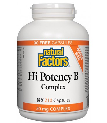 내츄럴 팩터스 하이 포텐시 B 컴플렉스 180+30캡슐
