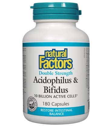 내츄럴 팩터스 100억 유산균 아시도필루스와 비피더스 180캡슐