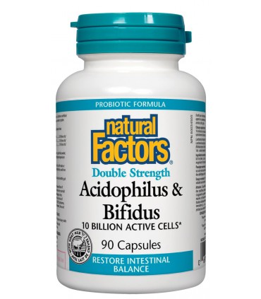 내츄럴 팩터스 100억 유산균 아시도필루스와 비피더스 90캡슐