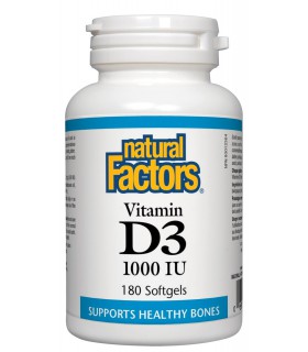 내츄럴 팩터스 비타민 D3 1000 IU 180소프트젤
