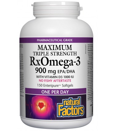 네추럴팩터스 Rx오메가-3 비타민D3 함유 900mg 150정