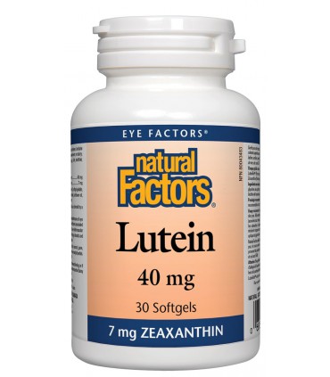 내츄럴 팩터스 루테인 40 mg 30소프트젤,눈영양제 lutein 메리골드 꽃 추출 캐나다비타민 캐나다직구