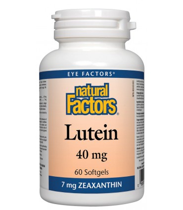내츄럴 팩터스 루테인 40 mg 60소프트젤, 눈영양제 lutein 메리골드 꽃 추출